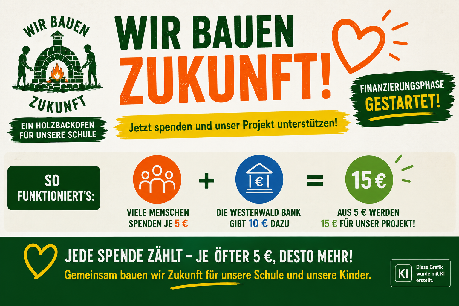 Viele -Schaffen-Mehr-Finanzierung